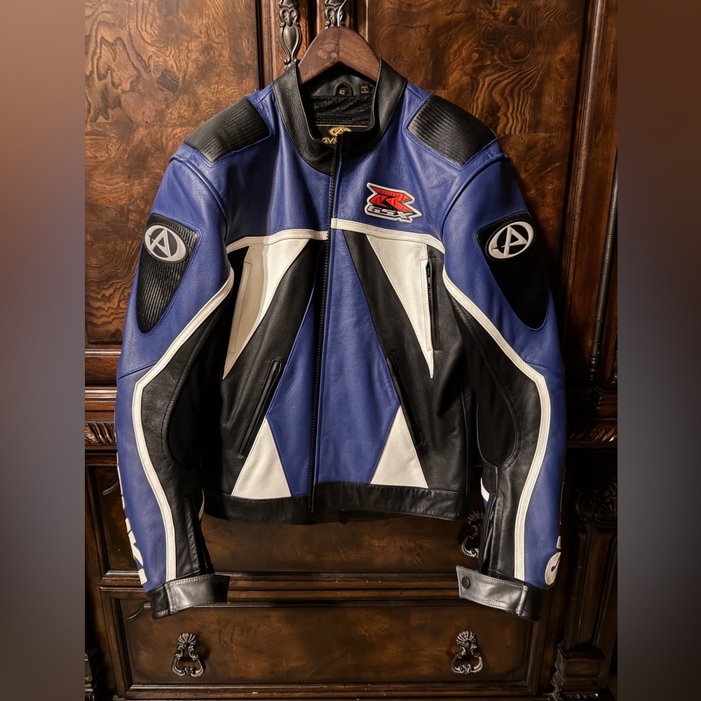 Suzuki Motorcycle GSXR Leather Jacket